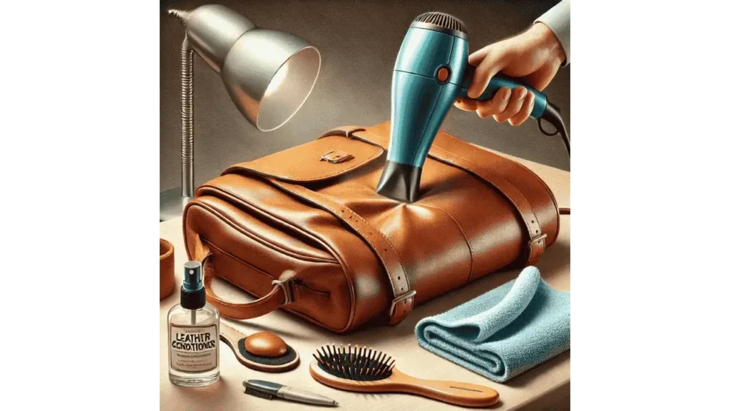 how to remove wrinkles from leather bag