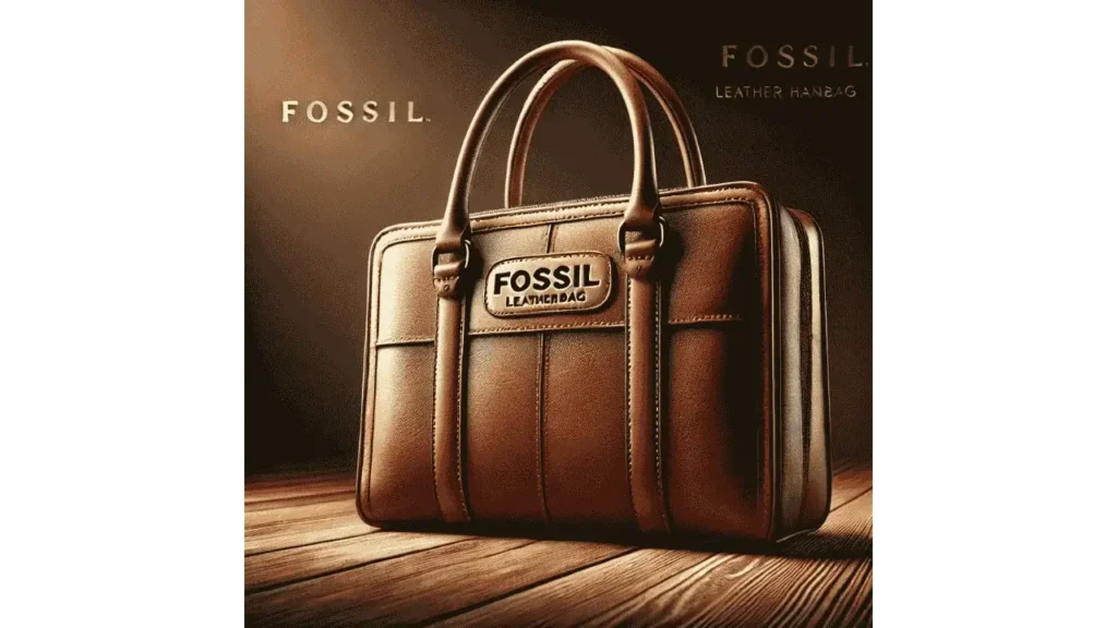 Are fossil bags real leather