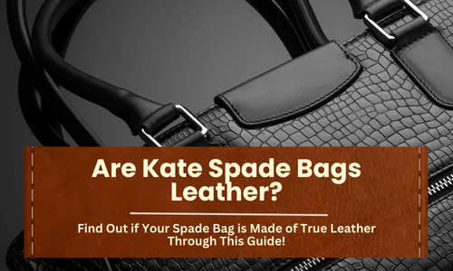 are kate spade bags leather