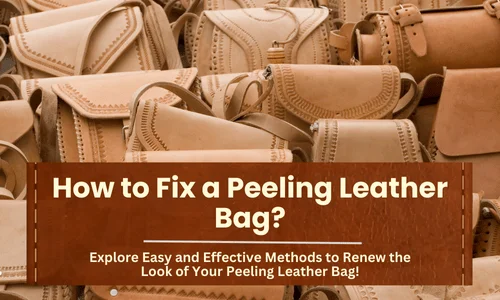 how to fix peeling leather bag