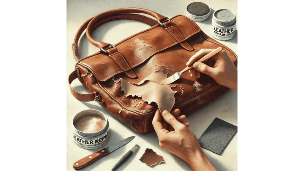 how to fix peeling leather bag