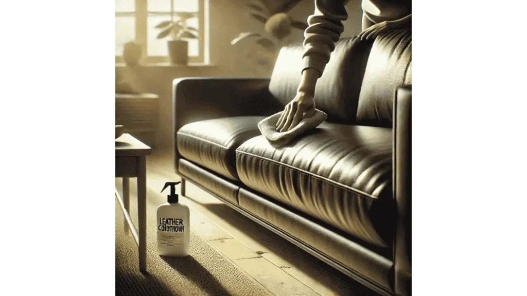 how to soften black leather couch