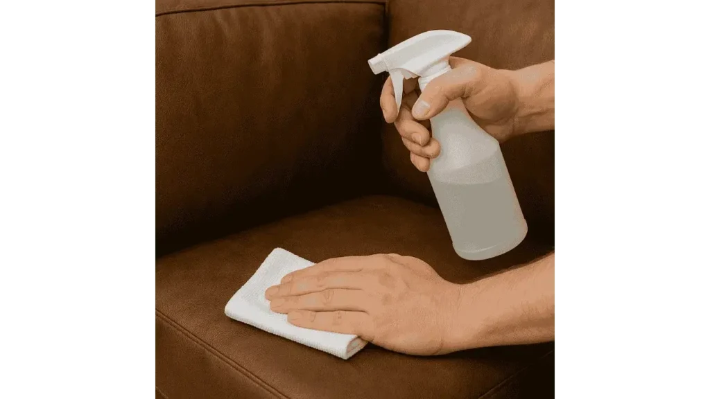 How to Clean a Polyester Couch that Looks Like Leather