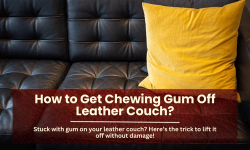 How to Get Chewing Gum Off Leather Couch