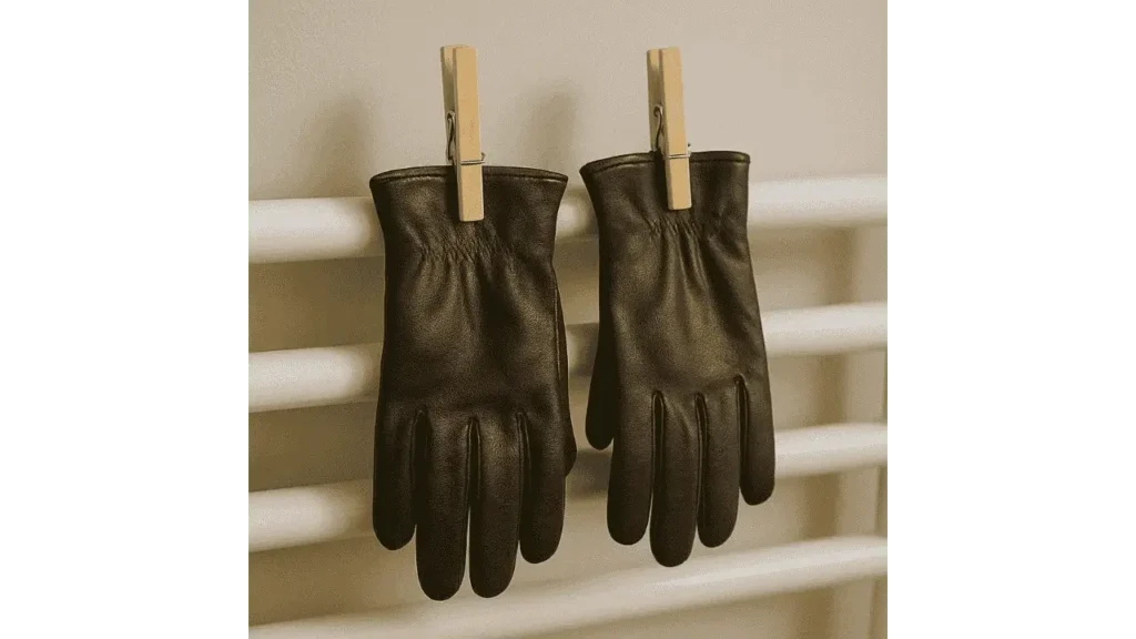 How to Dry Leather Gloves.