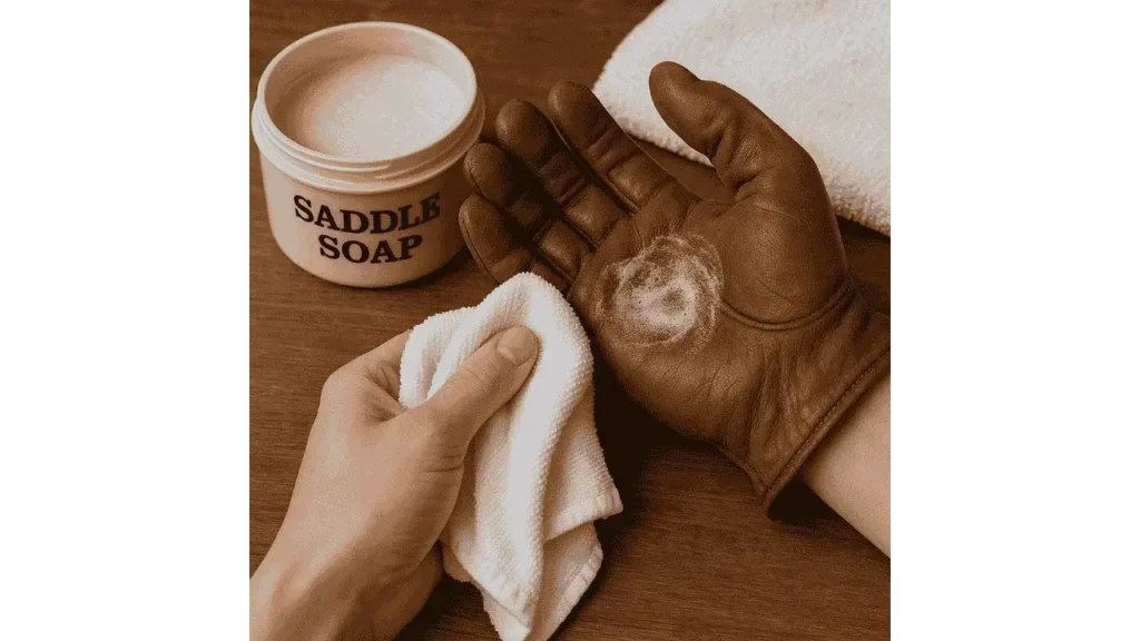 how to wash leather gloves.