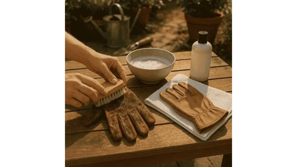 How to Clean Leather Gardening Gloves.