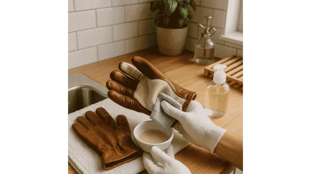 How to Wash Leather Gloves Inside.