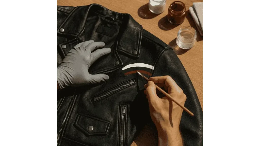 How to Paint a Leather Jacket.