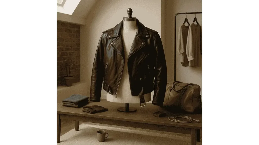 How to Wear an Oversized Leather Jacket.